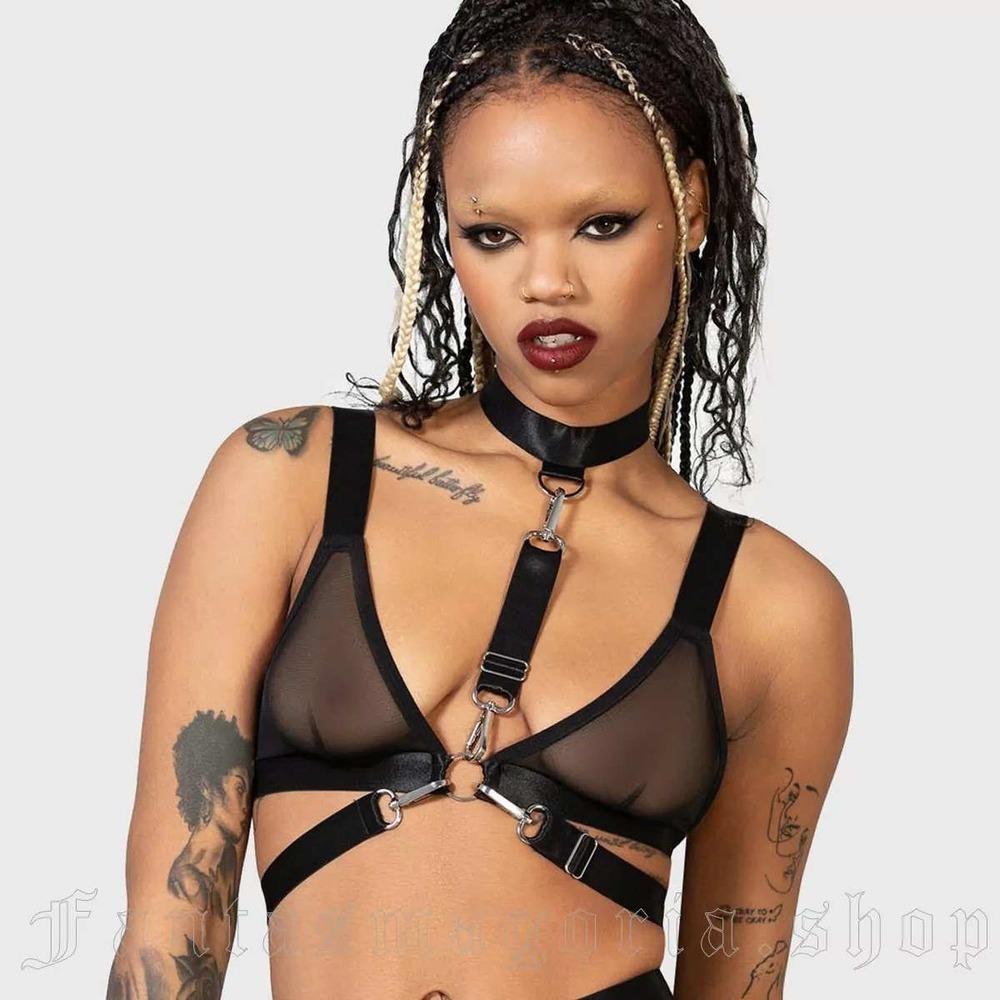 Killstar Tangled bralette mesh strappy medium